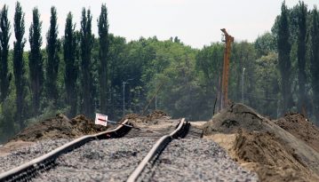 Залізницю до "Борисполя" будують із випередженням графіка