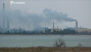 На адмінмежі з Кримом роздають рекомендації, що робити при хімотруєнні