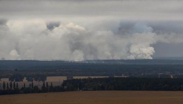 Пожежу на арсеналі біля Ічні повністю погасили – Міноборони
