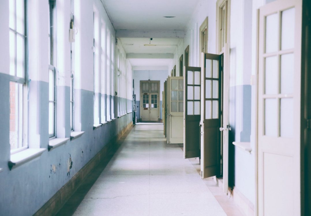 Three nooses around the New Ukrainian School neck