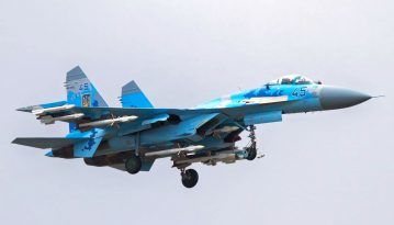 Під час навчань упав літак Су-27. Екіпаж загинув