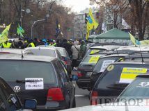 Protest of drivers: police registered 15 criminal offenses