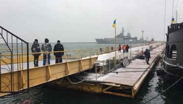 Корабель НАТО прибув в Україну