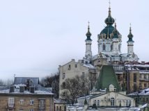 At St. Andrew's Church held its first service of the Ukrainian faithful Ecumenical Patriarchate