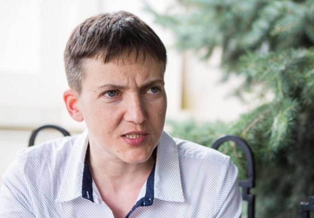 Депутатка Савченко оголосила сухе голодування