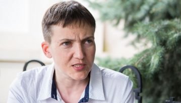 Депутатка Савченко оголосила сухе голодування