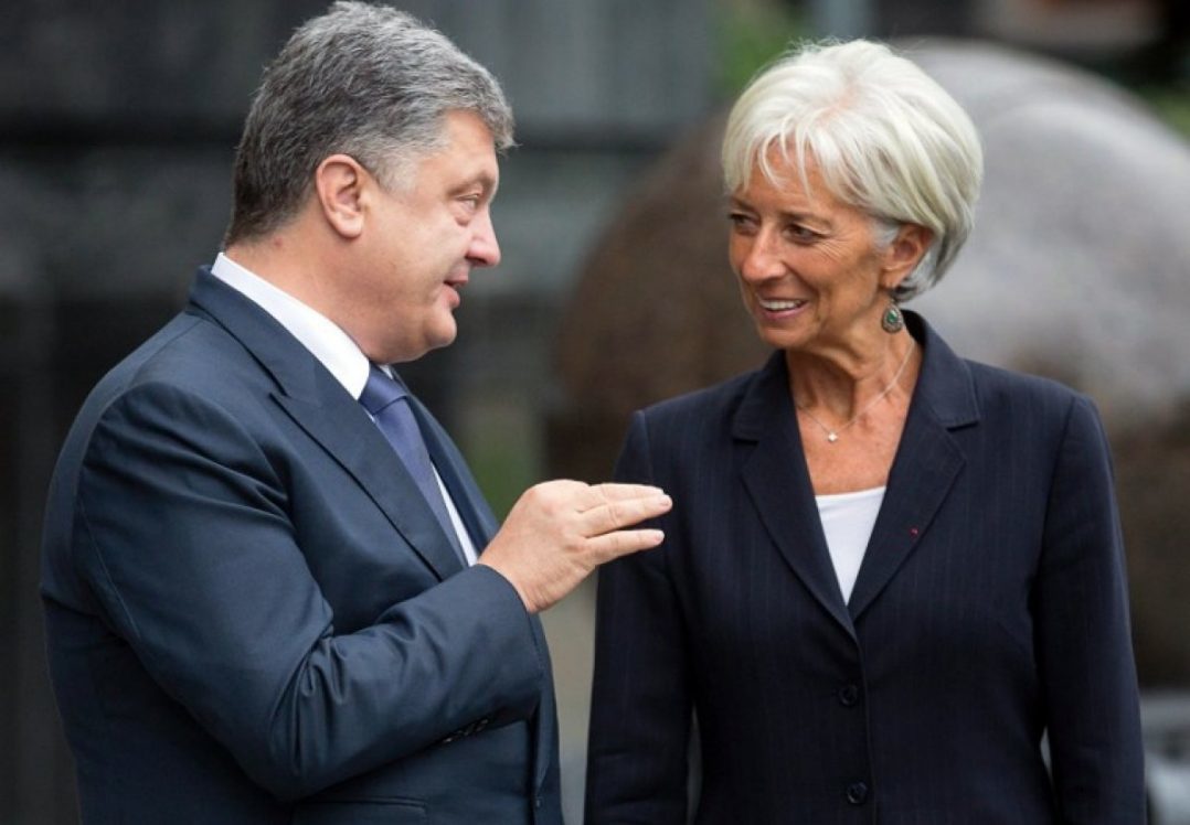 Голова МВФ закликала Порошенка пришвидшити реформи в Україні