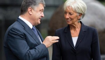 Голова МВФ закликала Порошенка пришвидшити реформи в Україні