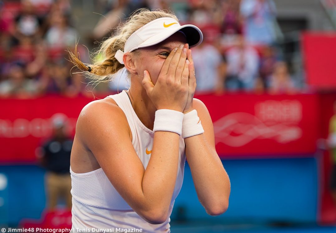 The 18-year-old Ukrainian has unexpectedly goes into the third round of the Australian Open