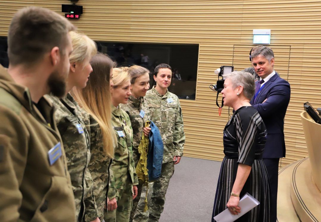 Documentary film "The Invisible Battalion" about Ukrainian women in the war was shown in Brussels