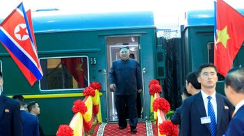 Kim Jong Un arrived in Russia for the first time on an armored trai