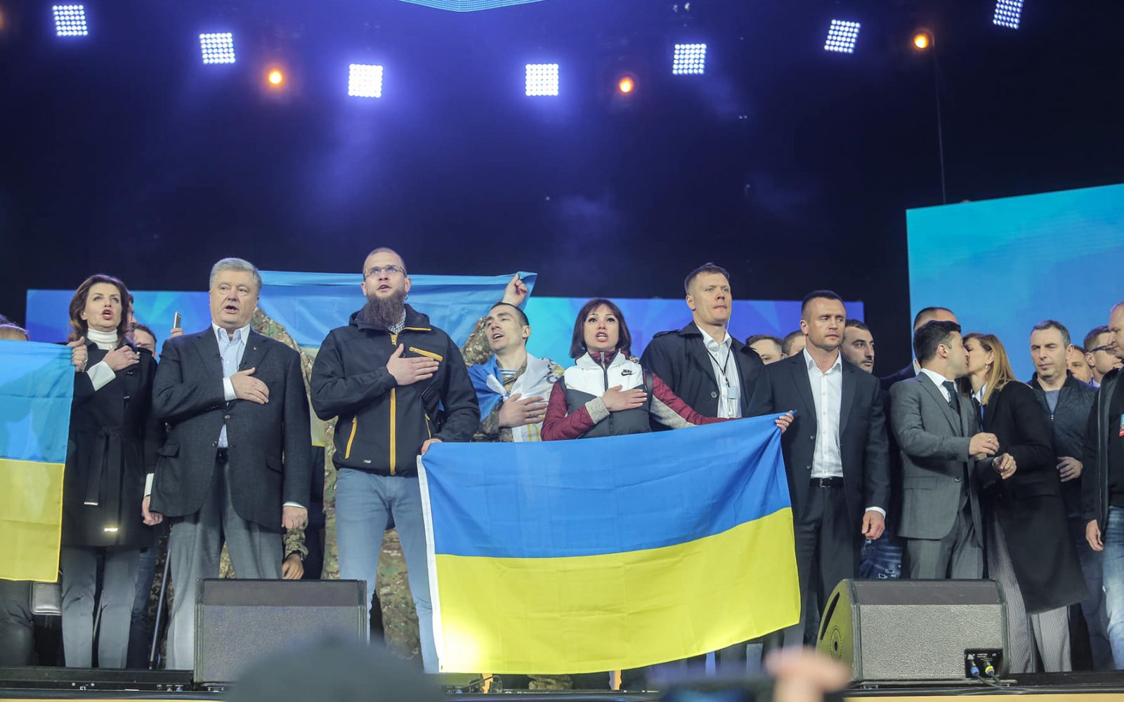 Дебати Зеленського та Порошенка на «Олімпійському»: ведемо текстову трансляцію (фото)