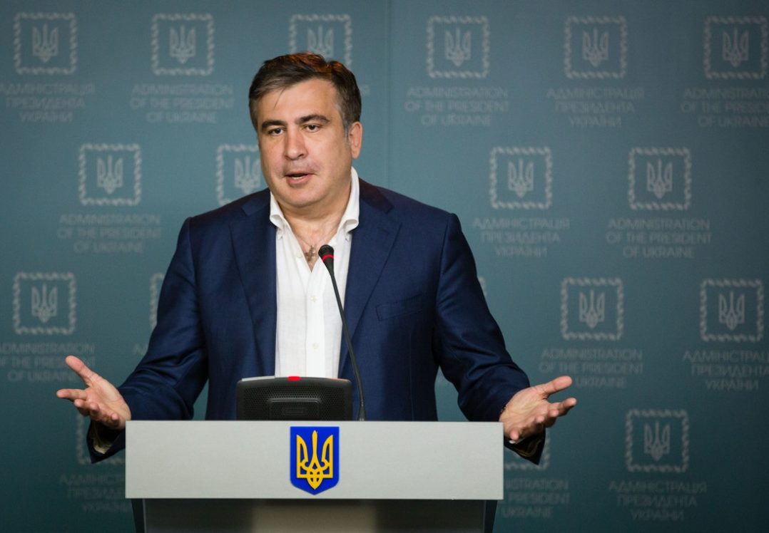 Saakashvili flew to Ukraine