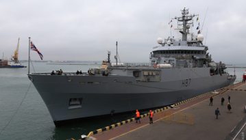 Британський розвідувальний корабель зайшов у порт Одеси
