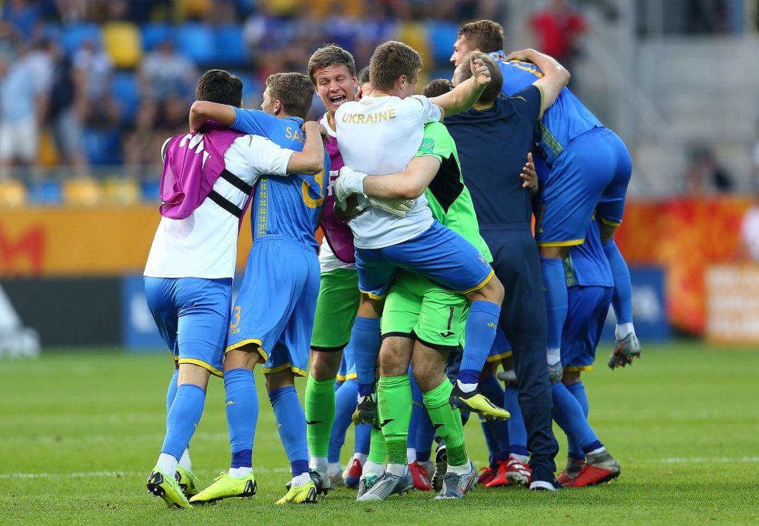 The Ukrainian national football team won the World Cup