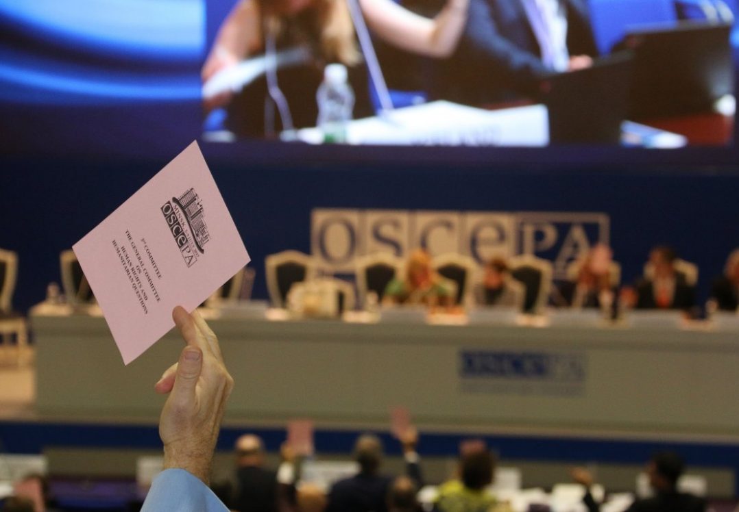 The OSCE Committee called on thе Russian Federation to withdraw armed forces from Ukraine and return the Crimea