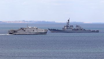 До Одеси прибули іноземні військові кораблі, зокрема американський есмінець