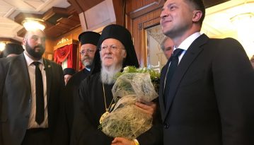 Зеленський зустрівся з Варфоломієм у Стамбулі