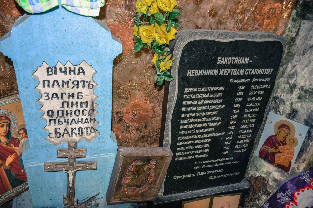 Тут просять квіти не рвати. Прогулянка над затопленим селом Бакота