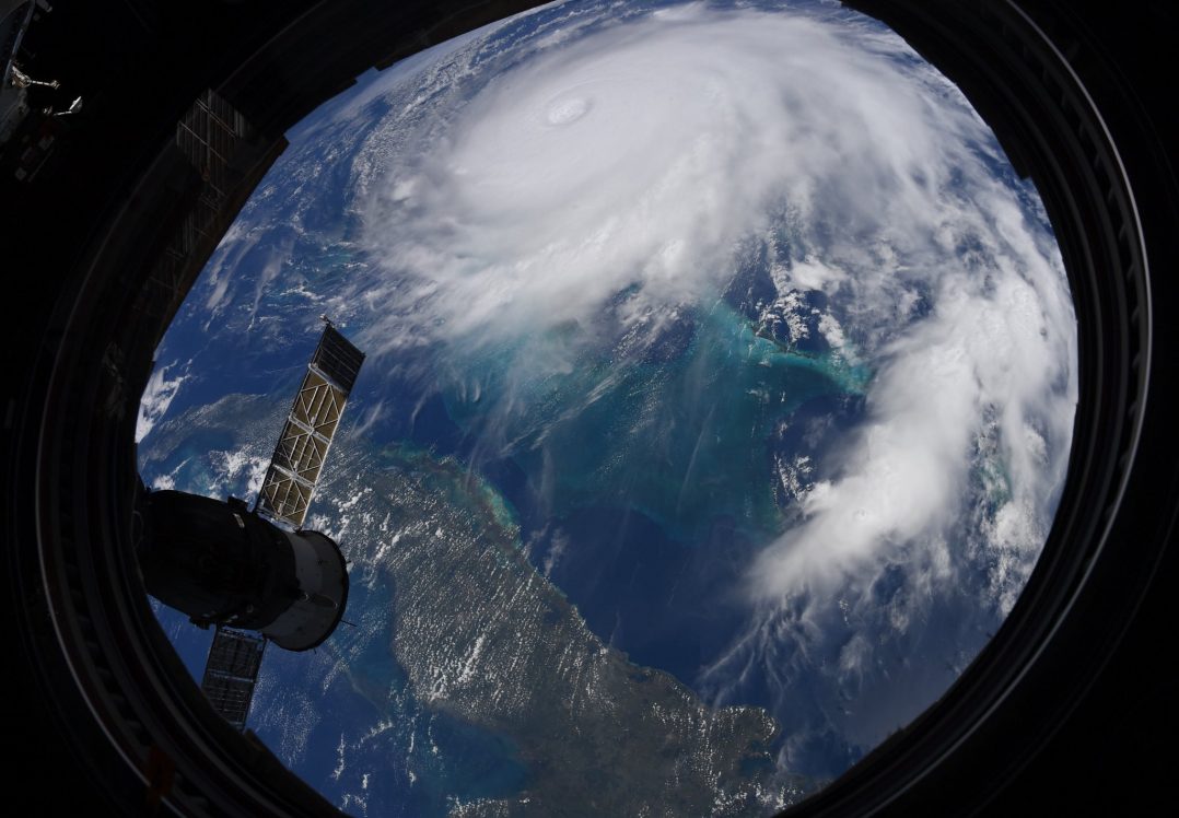 У NASA показали, який вигляд має ураган «Доріан» із космосу