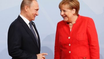 Путін і Меркель обговорили транзит газу через Україну