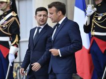 Зеленський завершив зустріч із Макроном