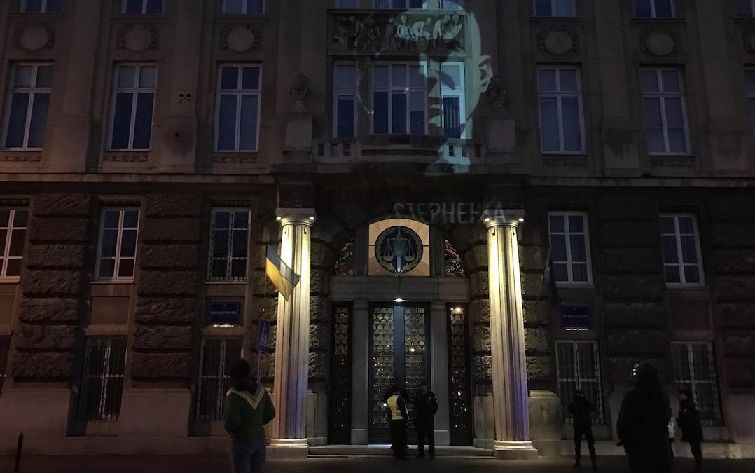 У девʼяти містах пройшли акції на підтримку активіста Стерненка